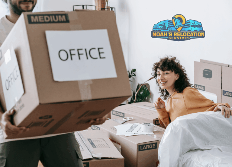 commercial movers in Leesburg VA handling office relocation