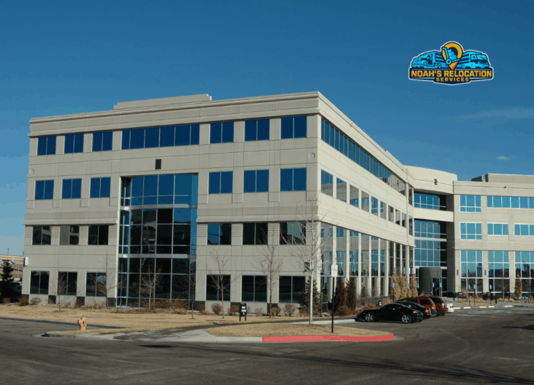 Commercial movers in Annandale VA relocating office furniture and equipment for a local business