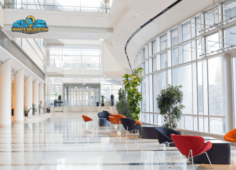 Commercial movers in Manassas Park VA relocating office furniture for a small business move