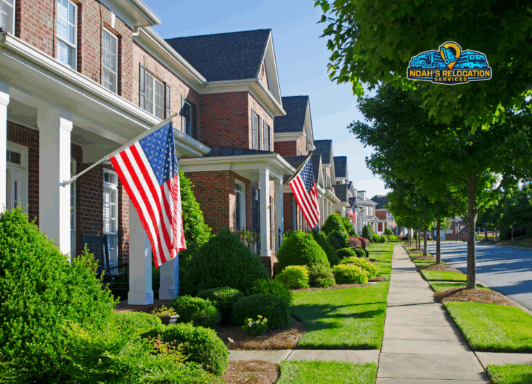 Residential movers in Annandale VA handling a single-family home move with careful furniture protection