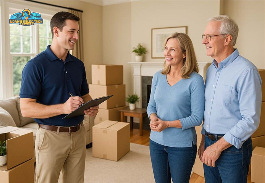 Professional moving consultation and estimate process in Northern Virginia
