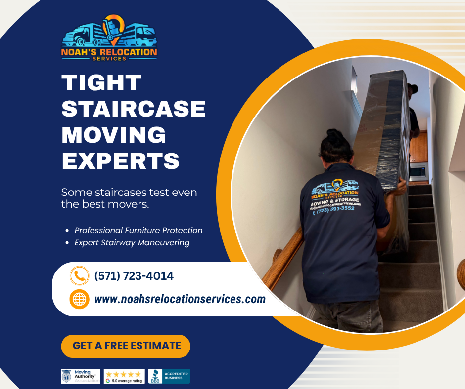 Professional movers using moving blankets and stretch wrap for furniture protection during a move