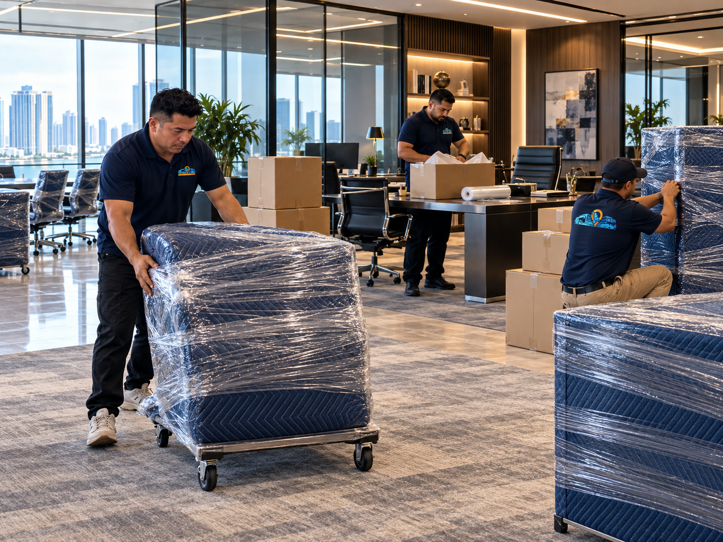 Noah’s Relocation Services providing commercial packing and furniture protection in Northern Virginia