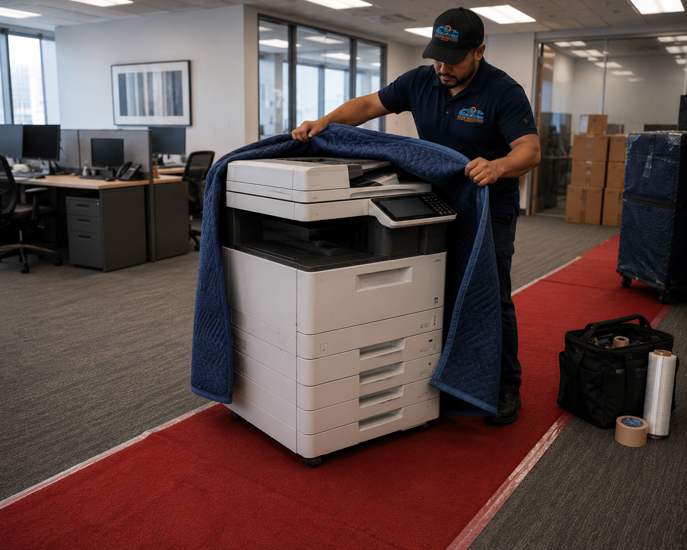 Noah’s Relocation Services providing packing and storage support for warehouse and facility relocations in Northern Virginia